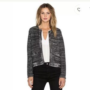Joie Porsha Sweater Jacket Basket Weave